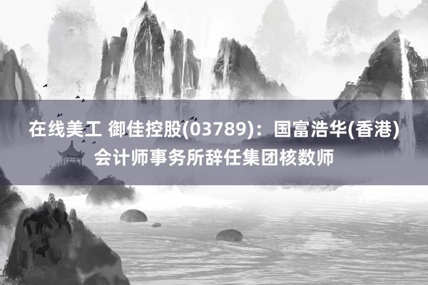 在线美工 御佳控股(03789)：国富浩华(香港)会计师事务所辞任集团核数师